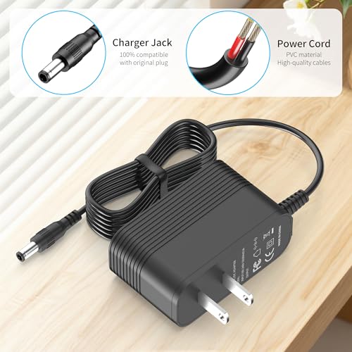 12V Charger for FarmLite Automatic Chicken Coop Door Opener AC Adapter Power Supply Replacement