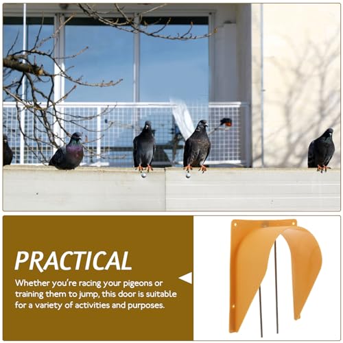 SUPVOX European Style Pigeon Cage 7.48 Inch One-Way Entrance for Racing Pigeons Install Durable Bird Cage for Safe Pigeon