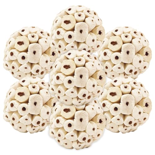 7Pcs Bird Toys for Parrots - Natural Soft Chew Shredding & Foraging Toy for Cockatiel Conure Quaker Parrot Budgie Parakeet Rabbit Bunny Guinea Pig Chinchilla - color: Model 2