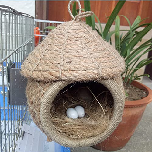 YJJKJ Natural Mixing Nesting Material Pads for Bird Nest, Bird Nest Nesting Liners Great for Nest Building and Hideouts (80G / 2.8OZ)