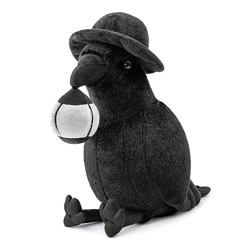 Crow Plush Toy - Luminous Crow Stuffed Animals 10in, Cute Crow Bird Raven Animal Dolls, Gift Toys for Kids Birthday Gifts Glow in The Dark - style: Luminous Crow