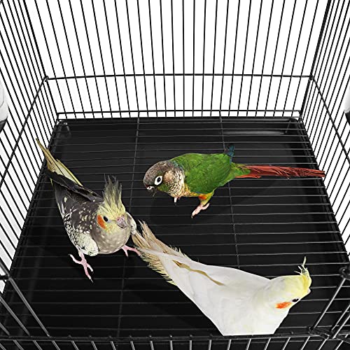 Yaheetech 57" Open Top Bird Cage with Detachable Rolling Stand & Storage Shelf, Parrot Cage for Cockatiels, Quaker, Conures, Caique & Small to Medium Parrots
