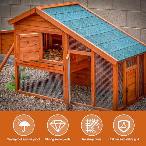 Hardware Cloth, 1/2 inch 36inx50ft 21GA Hot-dip Galvanized Wire Mesh, Wire Fence, Chicken Wire Mesh,Poultry Farming, Garden Fence,Wire Mesh, Tree Protection, Gopher Wire, Rabbit Wire. - size: 36inx50ft