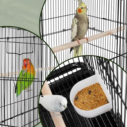 Yaheetech 53'' Large Bird Cage Budgie Cage for Parakeets Cockatiels Conures Lovebirds Parrots with Rolling Stand