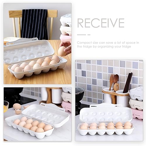 BESTonZON Multi Holder for Refrigerator Plastic Storage Case -collision Design for Fridge Pantry and Kitchen Use Cell Capacity - color: Grey
