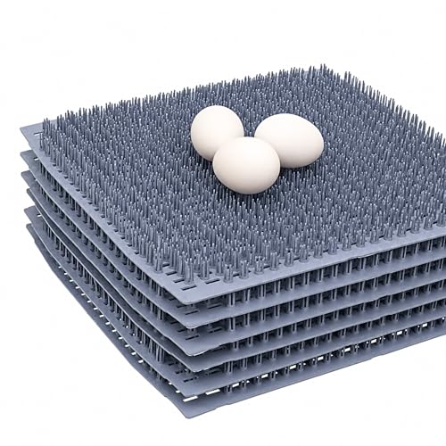 Duncan's Chicken Nesting Pads (6 Pack) – Washable Reusable Nesting Pads for Chicken Coop, Nest Box Pads & Nesting Box Liners for Chickens, Ducks & Hens, Cut-to-Fit Dura-Pad Poultry Mats | Reusable