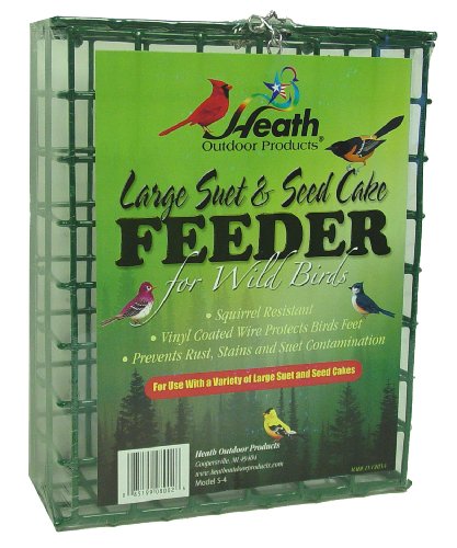 Heath Outdoor Products S-4 Large Suet & Seed Cake Feeder