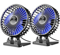 JZCreater USB Desk Fan, Mini Fan Portable, 3 Speeds Desktop Table Cooling Fans, Plug in Power, Rotation Strong Wind, Quiet Personal Small Fan for Home Desktop Office Travel Bedroom, Black (2Pack) - color: Black 2Pack