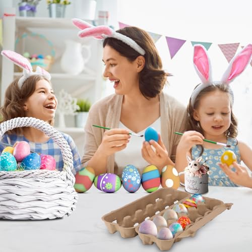 25 Pack Egg Cartons Bulk, Cardboard Egg Crates for Secure Eggs Storage, Egg Cartons Bulk for Fresh Eggs - Perfect for 12 Count (1 Dozen) Large Eggs - size: Dozen