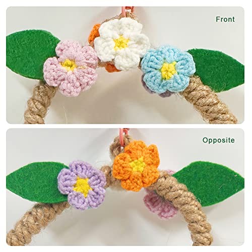 La La Pet® Bird Rope Swing with Hanging Hook Bird Rope Perch Bird Swing Perch Bird Perch Stand Bird Cage Toy for Parrot Budgie Parakeet Cockatiel Cockatoo Conure Heart - color: Heart