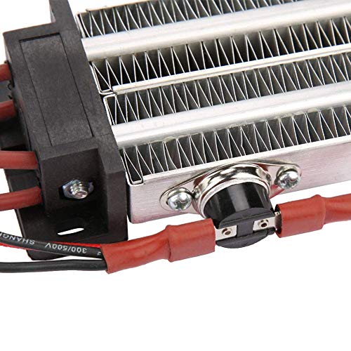 Ceramic Air Heater 500W 110V with Thermostat for Incubator Cabinet Electric Heating Element