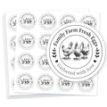 320 Pcs Egg Carton Labels, 2 Inch Round Family Farm Fresh Egg Sticker PET Adhesive Egg Packaging Sticker for Box Container Carton Farm Supplies - color: Gathered With Love