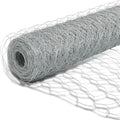 WFLNHB Hexagonal Chicken Wire Poultry Netting Galvanized Mesh Garden Fence Barrier Fence Mesh Roll 6Feet x 150Feet - size: 6FTx150FT