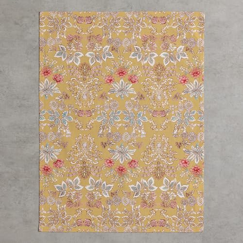 Maison d' Hermine Kitchen Towels Set of 3, 100% Cotton | Reusable, 27.50" x 20" - color: 001 - Marquise