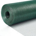 Tatuo Hardware Cloth 1/2 Inch 48in x 150ft Hot Dip Galvanized After Welded Cage Mesh Rolls 21 Gauge Metal Chicken Wire Roll Wire Fencing Poultry Netting for Raised Garden Rodent Animals(Green) - color: Green, size: 48in X 150ft