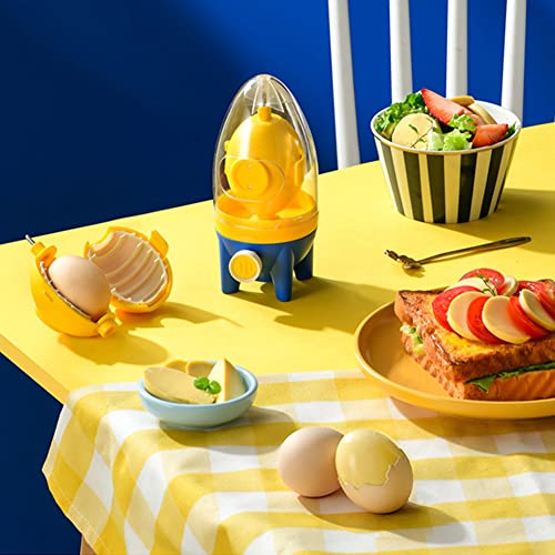Egg Yolk Mixer Manual Puller, Golden Egg Maker, Egg-Spinner Quick Eggs Homogenizer, Egg-Shaker, Silicone Shaker Whisk with Drawstring for Kitchen Mixing Eggs Whites and Yolks