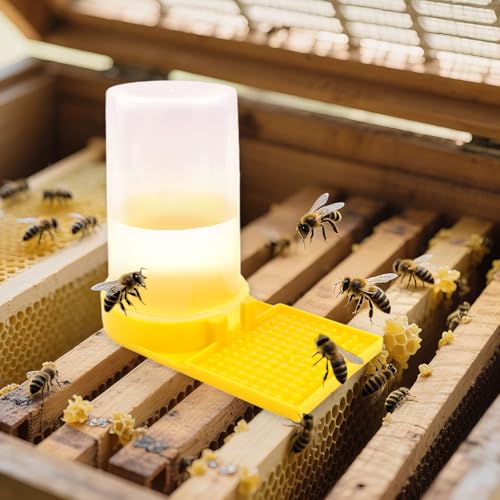 2PCS Bee Waterer Station, Beehive Water Feeder, Outdoor Quail Waterer for Garden Balcony