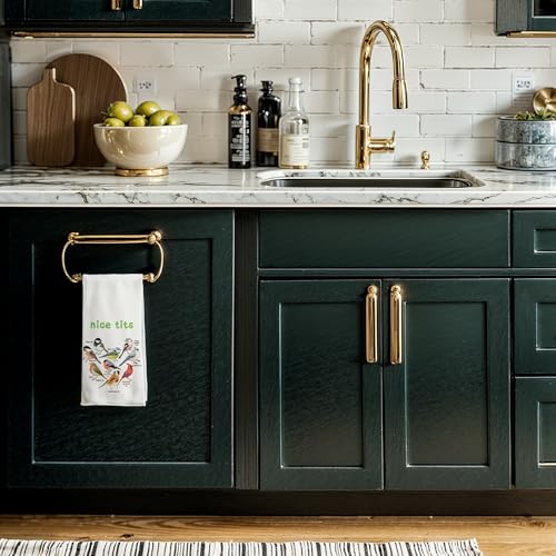 Charming Birds Print Kitchen Towels and Dishcloths, Stylish Bird Gifts Hand Towels for Bird Lovers, Farmhouse Style Drying Cloth for Kitchen and Bathroom 16×24 Inches - color: Color 08