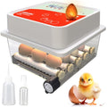 OBI-12 Incubator for Hatching Eggs – 12 Eggs, Easy to Use, Stable Temperature & Humidity Control with Eggloo Insulation - Orange