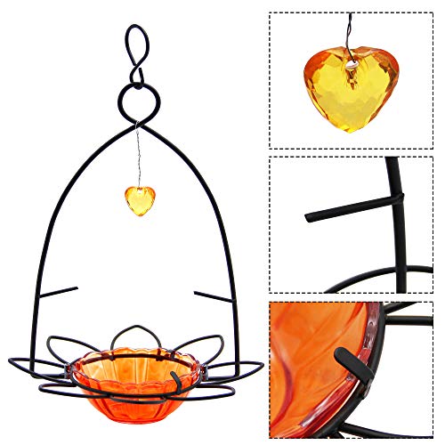 FORUP Oriole Bird Feeder, Orange Fruit Oriole Feeder - color: Orange
