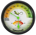 3“ x 3" x 0.9" Reptile Thermometer and Humidity Gauge | Terrarium Thermometer and Hygrometer | Mechanical No Battery | Gecko Lizard Turtle Tank Humidity Meter