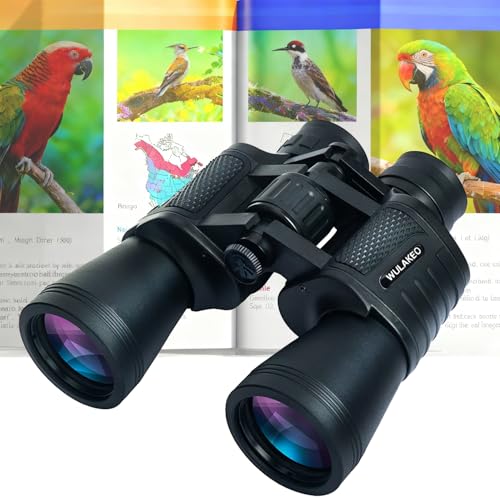 20x50 High Powered Binoculars for Adults, Waterproof Compact Binoculars with Low Light Vision for Bird Watching Hunting Football Games Travel Stargazing Cruise, Christmas Birthday Gifts for Men