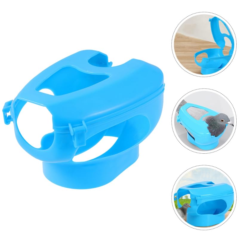 BESTonZON Pigeon Injection Holder 2 Pack Birds Holder Fixed Frame Rack Hollow Out Pigeon Supplies for Medicine Application Easy Install Pet Bird Care