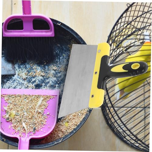 Guano Cleaning Scraper Bird Poop for Nest Bird Cage Cleaning Tool Metal Supplies