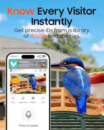 Bird Feeder with Camera, Smart Birdfeeder with Cam Solar Powered, 2K HD Video, AI Identification, Instant Arrival Alerts, IP66 Bird Bath & Feeder,Gift for BirdLover (with Stand, Dark Green) - color: Dark Green, style: With Stand