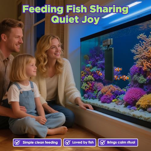 YOBBAI Magnetic Seaweed Feeder, Swinging Motion Nori Feeder, Seaweed Clip for Tangs Angels Freshwater and Shrimp Tanks (Black; NO Text) - color: BLACK; NO TEXT