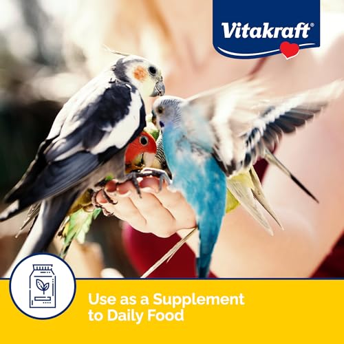 Vitakraft VitaSmart Egg Food for Birds - Daily Supplement for Parrots,Parakeets,Cockatiels,and Canaries - Bird Calcium Supplement 1.1 Pound,(Pack of 2) - size: 1.1 Pound (Pack of 2)