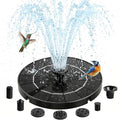 Solar Fountain for Bird Bath, 3.5W Floating Solar Water Fountain with 6 Spray Nozzles & 4 Fixing Rods, Upgraded Solar Water Fountain for Garden, Patio, Pond, Pool and Outdoor Water Features - color: 3.5w Solar Fountain