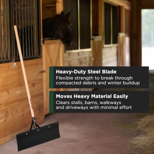 Scenic Road 24" Steel Blade Metal Floor Scraper 58" Handle USA (SR24SPRNG) - size: 24-inch Spring Steel