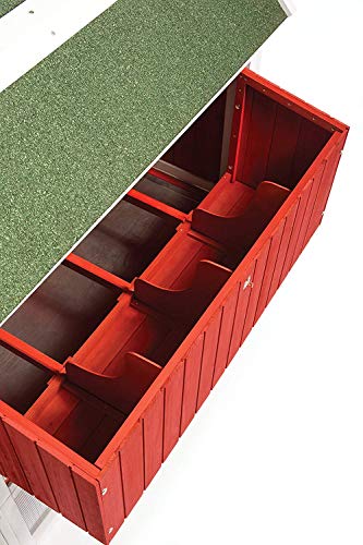 Prevue Pet Products 467 Large Barn Chicken Coop, Red