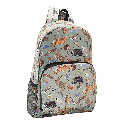 ECO CHIC Hiking Lightweight Packable Backpack - Foldable Daypack for Travel & Hiking & Outdoor Adventures - Waterproof Backpack from Recycled Materials (Woodland Olive) - color: Woodland Olive