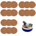 Cabilock 18pcs Natural Coconut Fiber Nesting Pads for Birds, Pigeon Parrot Breeding Mats, Reusable Coir Eggs Mats for Cage Lining for Bird Breeding Nests
