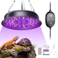 UVB Light for Reptiles, TFNN LED Reptile Light Fixture with Timer & Dimmable, Full Spectrum UVA UVB Reptile Lamp for Bearded Dragon Turtle Lizard Gecko Snake (18W)