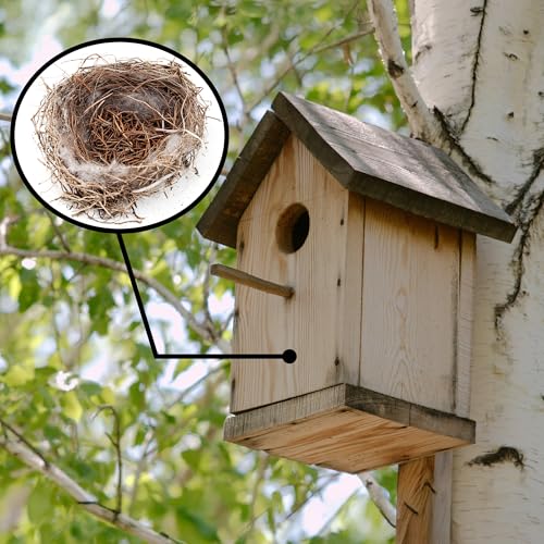Uncle Dunkels Replacement Cotton for Bird Nest Material Holder, All-Natural Bag to Refill Hanging Bird Nest Material Dispenser