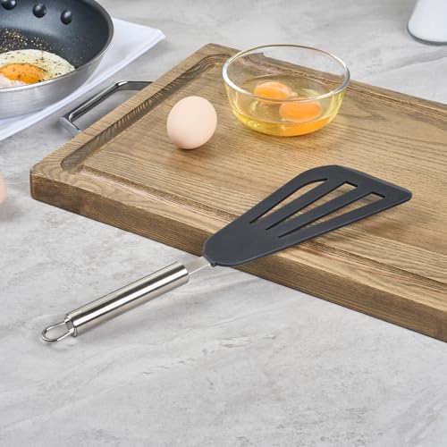 Restaurantware Black Silicone Fish Egg Turner Spatula - size: Silicone Fish/Egg Spatula