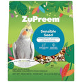 ZuPreem Sensible Seed Cockatiel & Conure Food, Variety Mixer, Medium, 2 lb | Bird Food Mixer, Cockatiel Food, Conures, Lovebirds, Quakers, Pellet Mix, Pumpkin Seeds, Safflower, Smart Pellet, Made in USA - size: 2 Pound (Pack of 1)