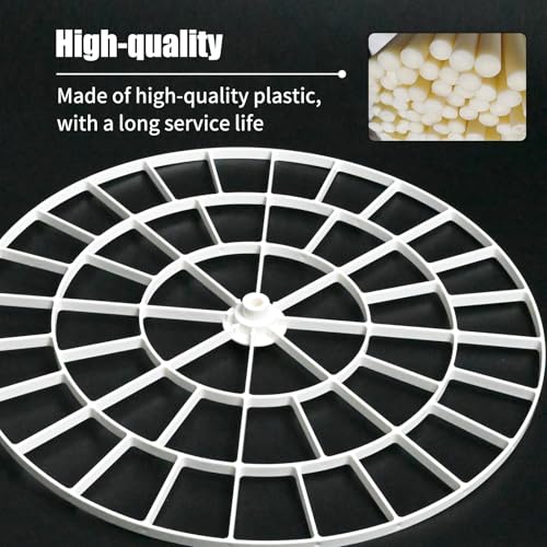 Quail/Bird Egg Turner Tray Compatible with Nurture Right 360 Incubator Tray | Quail Birds Egg Turner Tray, 48 Slot Small Egg Rotating Tray -Egg Turning Rack Easy Use, Vanshly