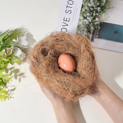 CREATCABIN 50g Coconut Fiber for Bird Nest Loose Birds Bedding Substrate Natural Bird's Nest Warming Accessories Canary Finch Parakeet Hummingbird Nesting Material Silk for Cage Gardens Tree Trunks