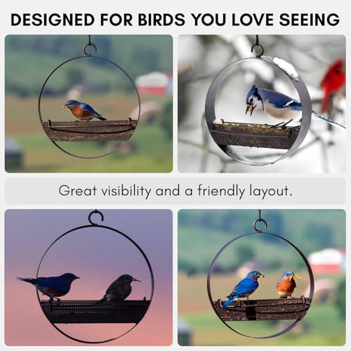 Mosaic Birds Bistro Bird Feeder, Copper, M439-200-C, 1 Piece - color: Copper