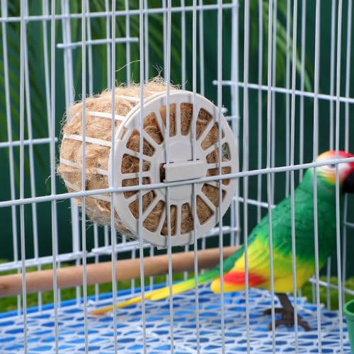 Totority Natural Jute Bird Nesting Material Kit with Mixed Fillings | Soft Durable Eco-Friendly Nest Pads for Hummingbirds, Canaries, Finches, Parakeets, Ideal for Garden & Aviary Use