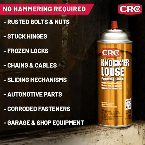 CRC Knock'er Loose Penetrating Solvent- 13 wt. oz. [Pack of 12]