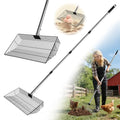 Chicken Poop Scooper for Sand, 15-Inch Large Adjustable Metal Chicken Manure Scoop, Chicken Coop Scooper for Sand Suitable for Chicken Coops, Rabbit Coops, Stables, Gardens, Beaches - size: 15 inch