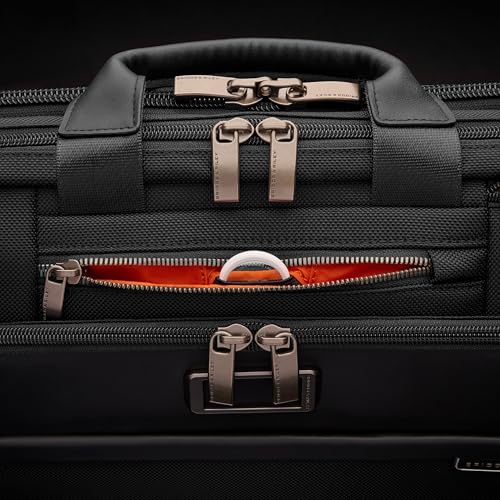 Briggs & Riley @work Large Expandable Briefcase Bag, Black - color: Black, size: Large Expandable Brief
