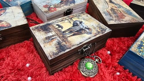 RK Collections Elephant Jewelry Trinket Keepsake Box. Animal Home Decor, Gifts for Horse Lovers Case/Holder. (6.5" Elephant) - style: Elephant