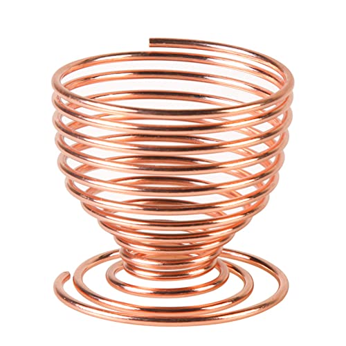 AKOAK 1 Pack Gold/Rose Gold Round Puff Storage Rack, Makeup Egg Drying Rack, Makeup Gourd Puff Sponge Display Beauty Tools - color: Rose gold