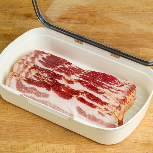 ProKeeper Deli Food Storage Container with Air-Tight Seal and Dry Erase Lid | Ideal for Deli Meats, Cheeses, and Bacon, BPA Free and Dishwasher Safe - color: Deli Keeper
